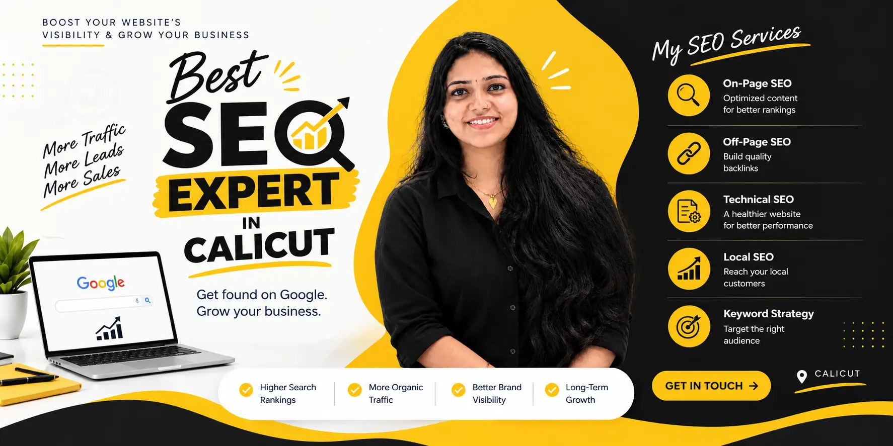 Best SEO expert in Calicut, Kerala - Krishnapriya